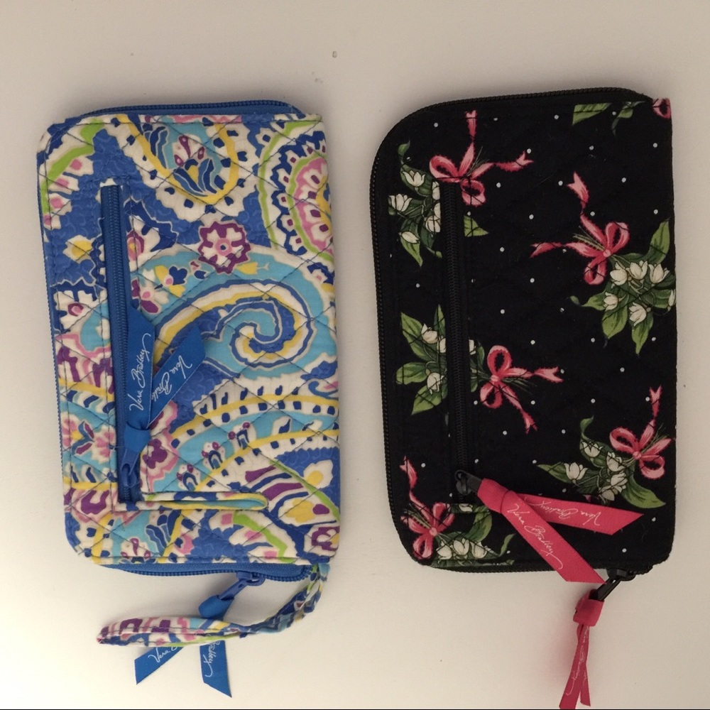 2 Vera Bradley Zip Wallets
